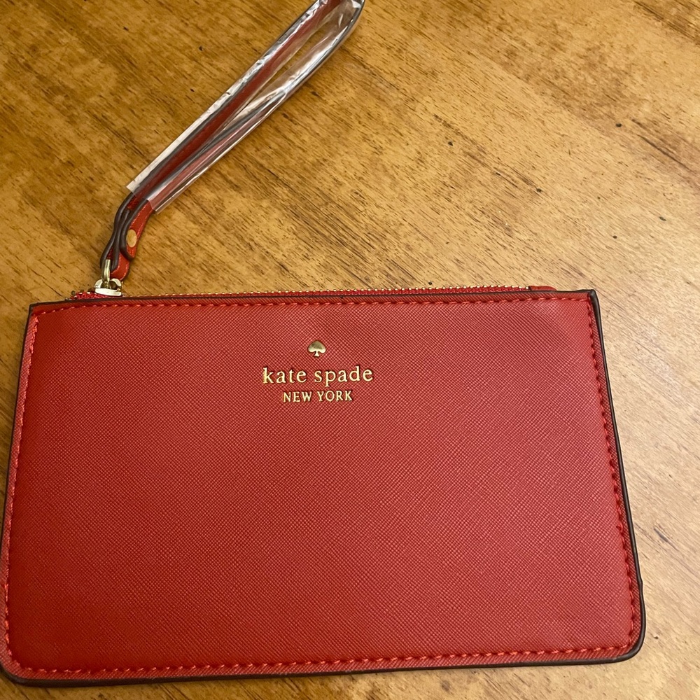 Kate Spade NY red wristlet